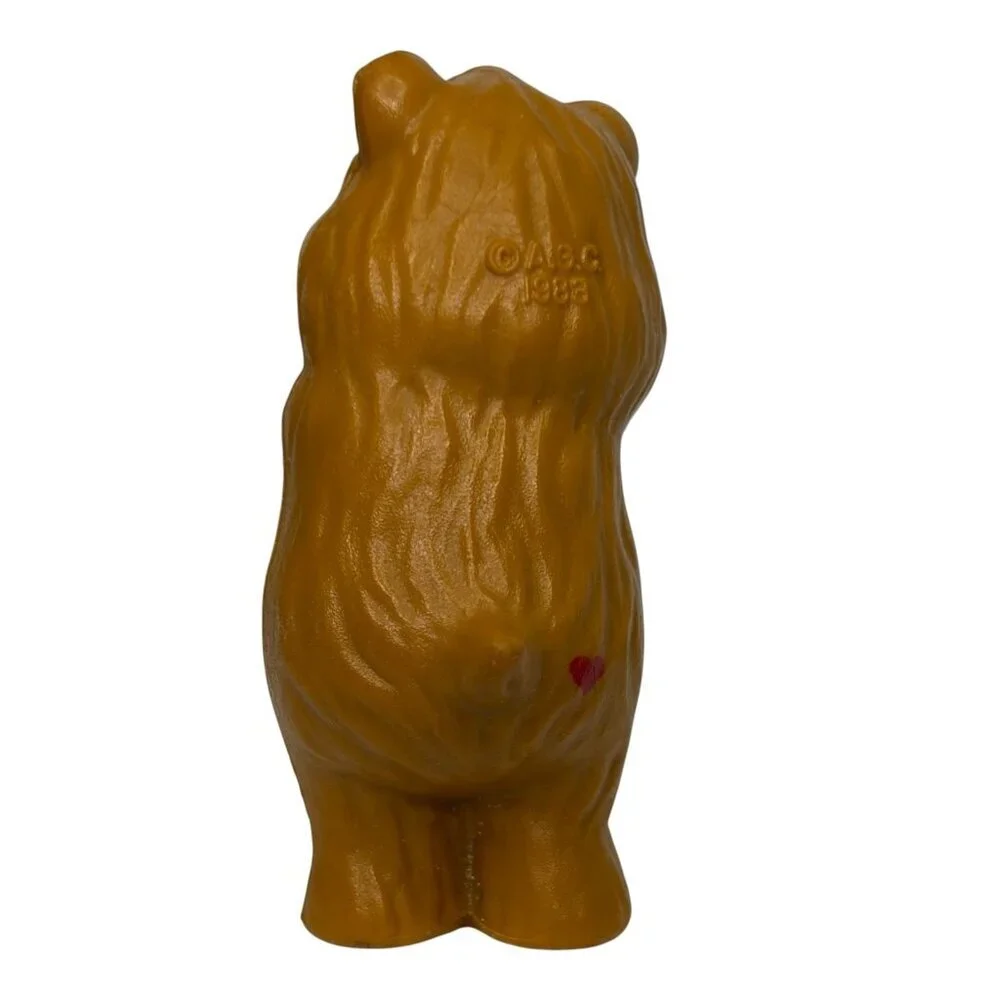 Care Bears Tenderheart Bear Vintage 1983 Hugs Hugging PVC 2” in. Toy Figure